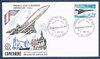 Enveloppe F.D.C Concorde avion Franco Anglais supersonique