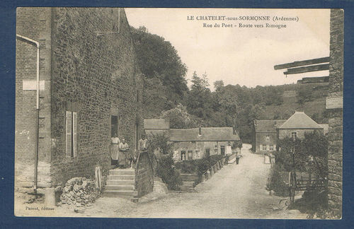 Le Châtelet-sur-Sormonne Ardennes route vers Rimogne