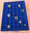 Lot 2 feutrines bleues vif 48 cases carrées capsules Champagne