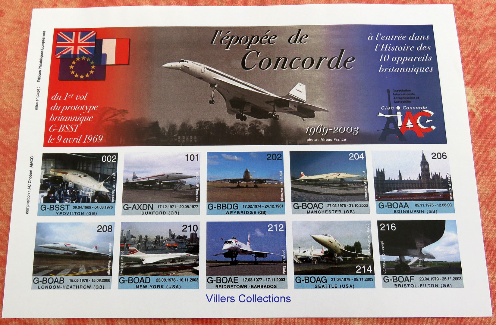 Le premier vol du Concorde 9 avril 1969 Médaille en cuivre doré 2009 