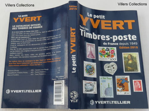 Nouveau le petit Yvert 2019 Timbres poste de France depuis 1849