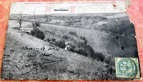 Carte postale Mars-la-Tour Défaite la cavalerie allemande Rare