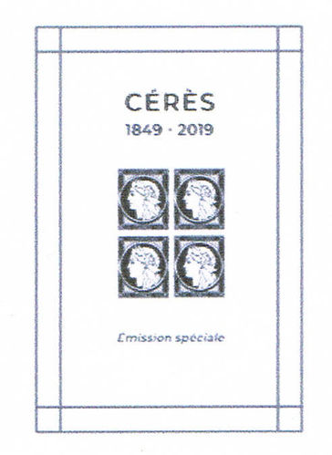 Feuillet de 4 timbres Cérès 2019 rare émission spéciale