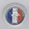 Médaille historique colorisé Centenaire de la Grande Guerre