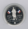 Médaille historique colorisée 1914 Guerre mondiale centenaire