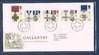 Royaume-Uni Enveloppe 5 timbres Gallantry 11 sept 1990