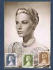Carte ancienne portrait la Princesse Grace de Monaco
