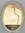 Médaille Général Charles de Gaulle matière Cuivre doré coloré