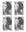 Epreuve comprenant 1 bloc 4 timbres type Liberté de Delacroix