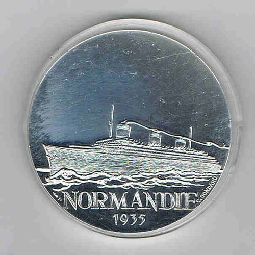Médaille Normandie1935 Transatlantique French Line