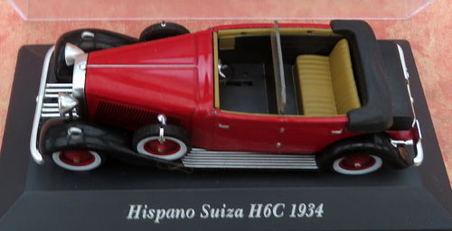 Véhicule de collection Hispano Suiza H6C 1934 Promotion
