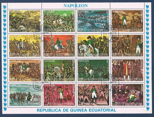 Bloc feuillet Napoléon République Guinea Ecuatorial Promo