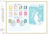 Feuillet historique timbres Type Sabine de Gandon 1979 bon état