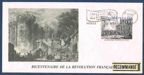 Enveloppe Révolution Française Assemblée 1788-1988