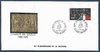 Enveloppe De Gaulle avec un timbre gaufré OR arc de Triomphe
