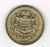 Pièce rare de Monaco 2 Francs 1943 Louis II Prince de Monaco