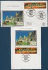 Carte postale + enveloppe 2000 Carcassonne - Aude