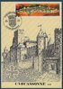 Carte postale cité de Carcassonne la porte d'Aude