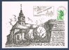 Carte Carignan-Blagny affranchissement philatélique avec un timbre Liberté