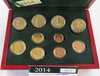 Coffret 10 pièces Luxembourg 2014 dont 3 pièce de 2 euros