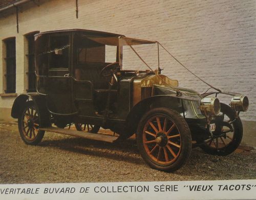 Buvard véritable Buvard de Collection série Vieux Tacots Modèle