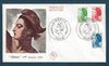 Enveloppe Philatélique trois timbres Liberté 1er émission 1982
