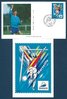 Enveloppe + carte Marseille France 98 Coupe Monde de Football