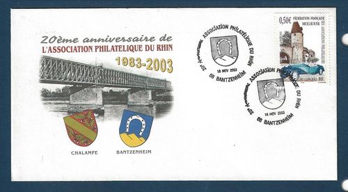 Enveloppe Association philatélique Rhin 1983-2003