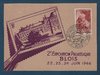 Carte postale ancienne philatélique 1946 Château de Blois