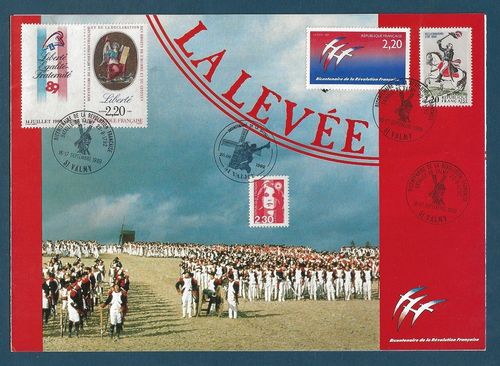Document la levée bicentenaire de la Bataille Valmy 1989
