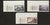 Série touristique 1955 rare non dentelée sept timbres Région Nice
