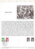 Document thème des timbres-poste les SABINES SYMBOLE DE L'UNITÉ 1977