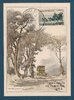 Carte Journée du Timbre 1952 Reims Malle poste timbre N°919