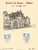 Document philatélique Journée du Timbre 1977 Relais de Poste de Marckolsheim