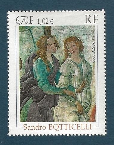 Timbre artistique Sandro Botticelli N°3301 neuf Botticelli