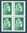 Bloc quatre timbres surchargés 50 ans, lettre verte