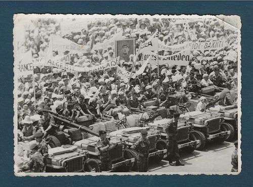 Carte postale photo Algérie L'insurrection 1962