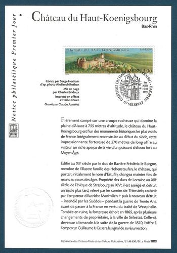 Notice Château du Haut-Koenigsbourg Bas-Rhin 67 Sélestat