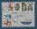 Lettre AIR MAIL PAR AVION A comprenant 5 timbres Afrique Equatoriale