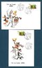 Carte + enveloppe Fête du Timbre 2009 Bugs Bunny et Daffy