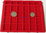 Nouveau lot 2 plateaux feutrine rouge de 24 cases carrées Monnaies