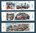 Série 3 paires de timbres Monaco 2015 Hill Alboreto Peterson