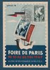 Carte postale rare Foire de Paris Mai 1947 Salon de Philatélie