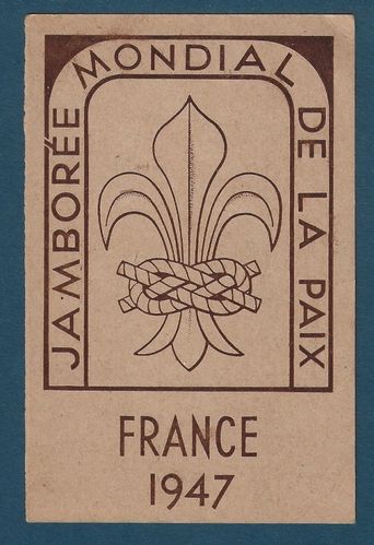 Carte France 1947 Jamborée Mondial de la Paix des Hommes