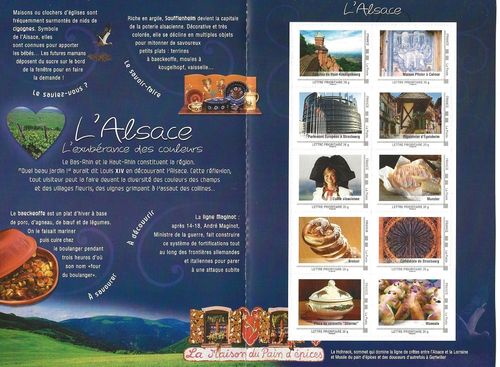 Collector 2009 adhésif la France comme j'aime Alsace PROMO
