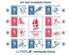 Document philatélique Jeux Olympiques D'Hiver Meilleurs Voeux 1992
