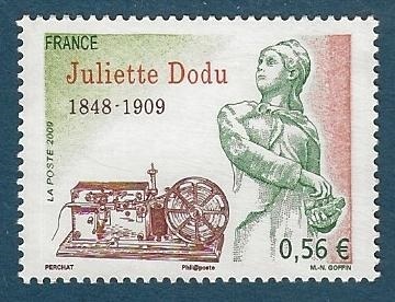 Timbre 2009 gommé N°4401 neuf Juliette Dodu héroine de guerre