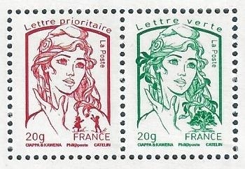 Feuillet 2013 Marianne et la jeunesse N°133 neuf 2 timbres