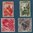 République TOUVA 1934 Série 4 timbres N°39/42 neufs sans gomme