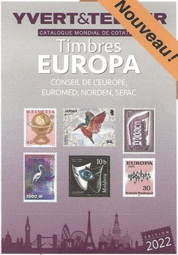 NOUVEAU Catalogue Mondial des Timbres EUROPA Édition 2022